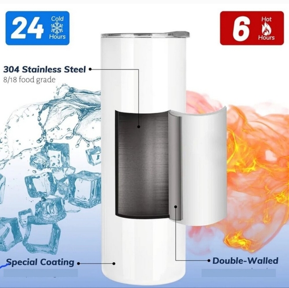 NYC Betty Boop 20oz Skinny Tumbler - Picture 4 of 4